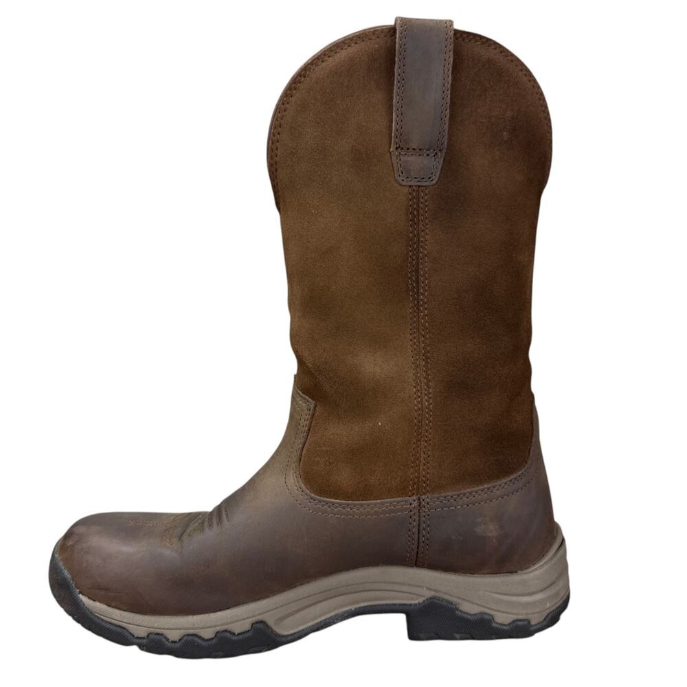 Ariat Womens 8 Terrain Waterproof Brown Leather Suede Western Boots 10011845 - Picture 3 of 13